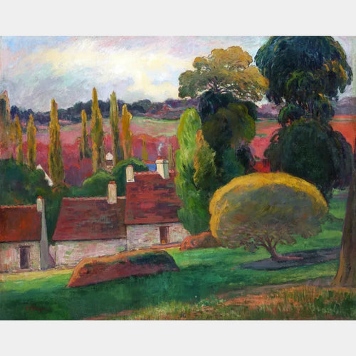 Eine Farm in der Bretagne - Diamantmalerei - Standardgröße
