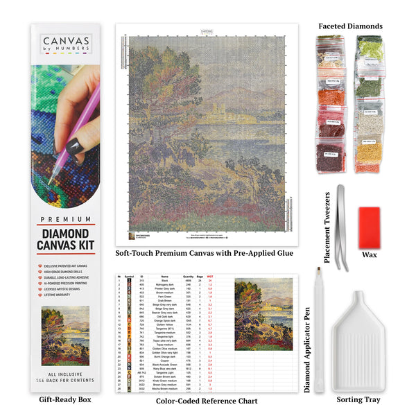 Antibes Morning - Diamond Painting - Stor