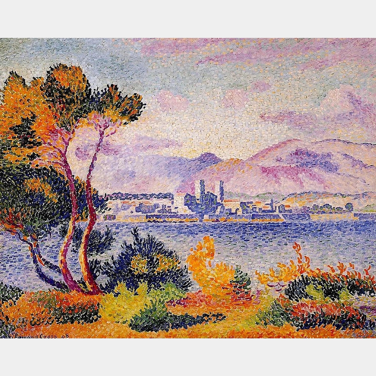 Antibes Afternoon - Peinture au diamant - Grand