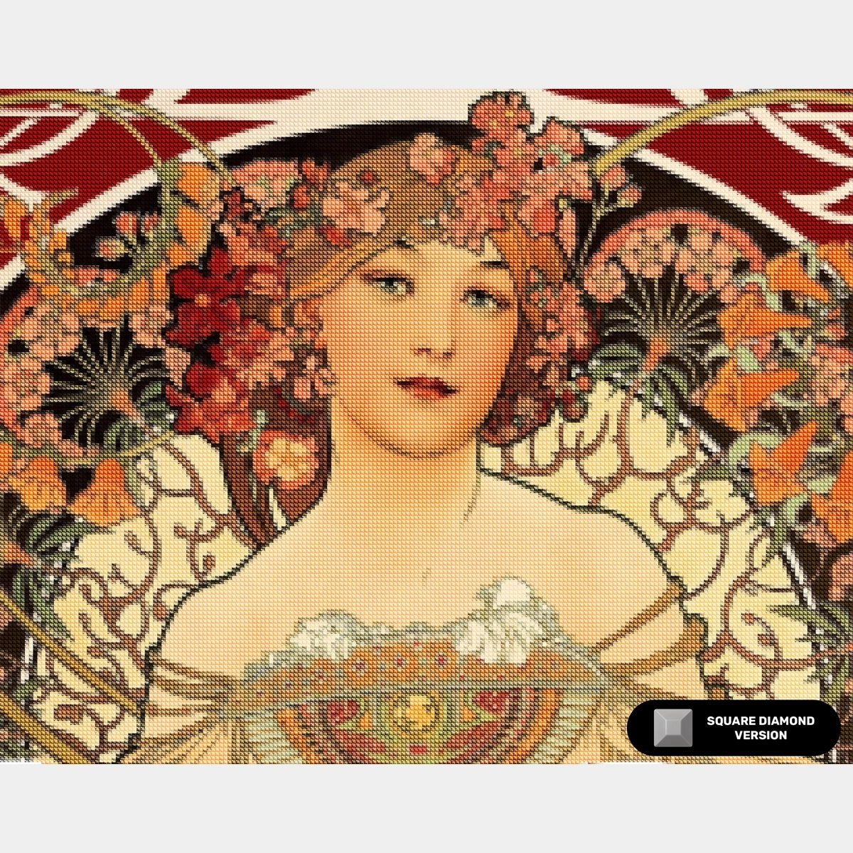 Champenois, Detail - Diamond Painting - X-Large