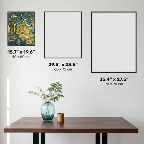 Une Clairière en Provence - Diamond Painting - Taille Standard