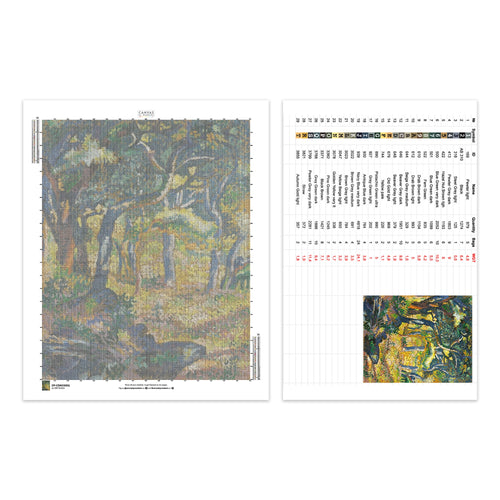 Une Clairière en Provence - Diamond Painting - Taille Standard