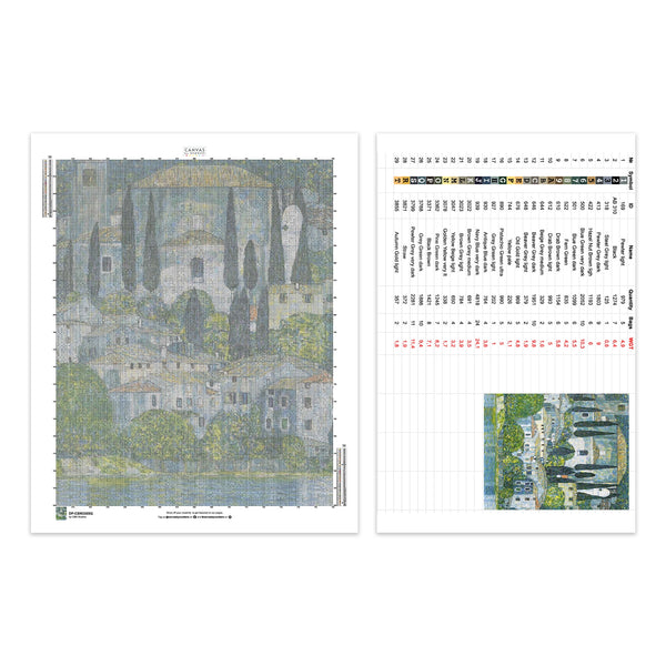 Cassone Church - Diamond Painting - Standardstorlek