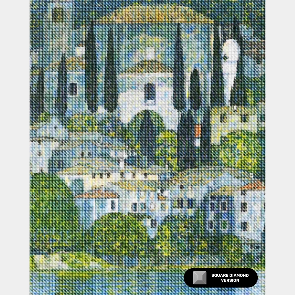Cassone Church - Diamond Painting - Standardstorlek