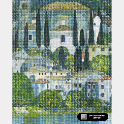 Cassone Church - Diamond Painting - Standaardformaat
