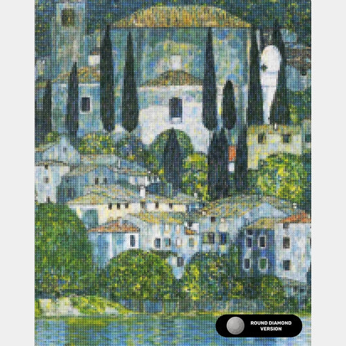 Cassone Church - Diamond Painting - Standaardformaat