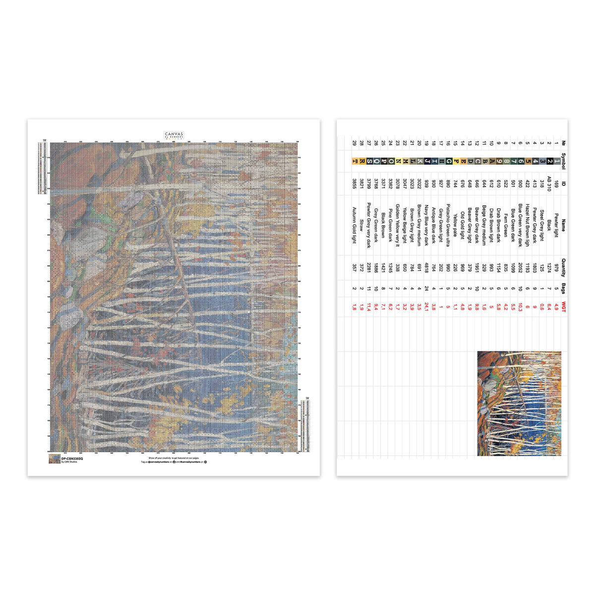 In The Northland - Diamond Painting - X-Large