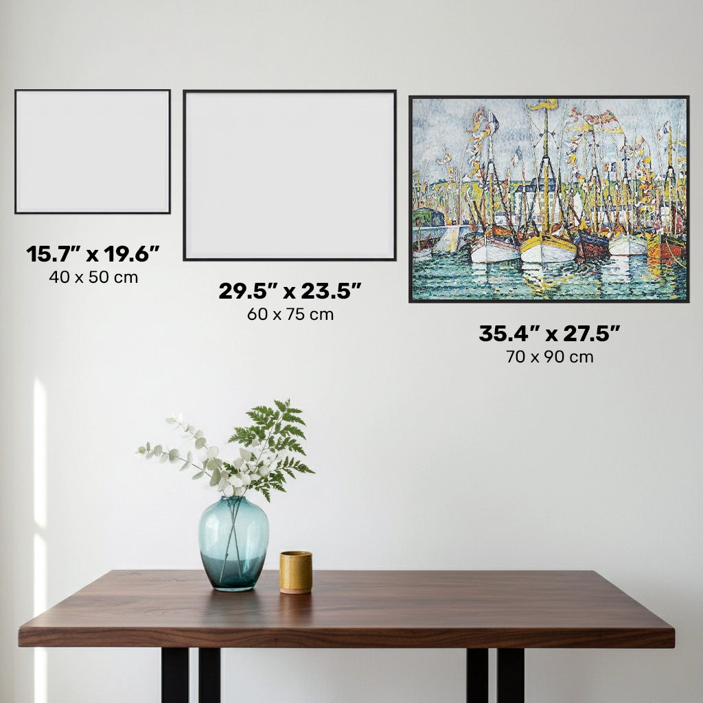 Segnung-der-Thunfischflotte-in-Groix - Diamantmalerei - X-Large