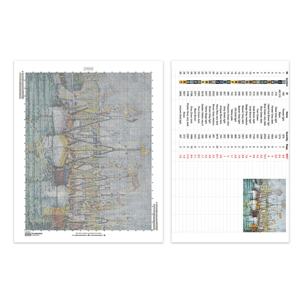 Segnung-der-Thunfischflotte-in-Groix - Diamantmalerei - X-Large