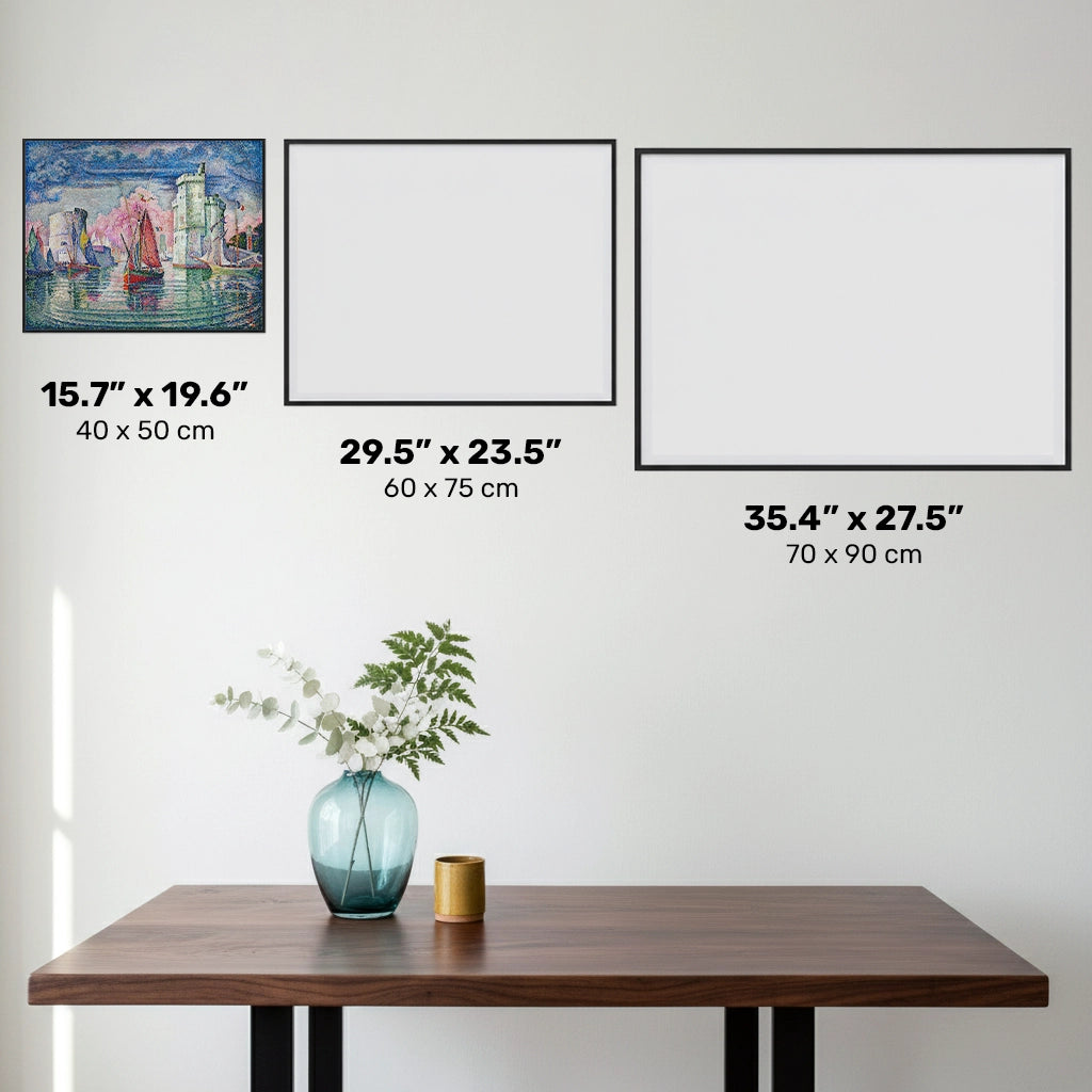 Entrance to the Port of La Rochelle - Diamond Painting - Standard Size