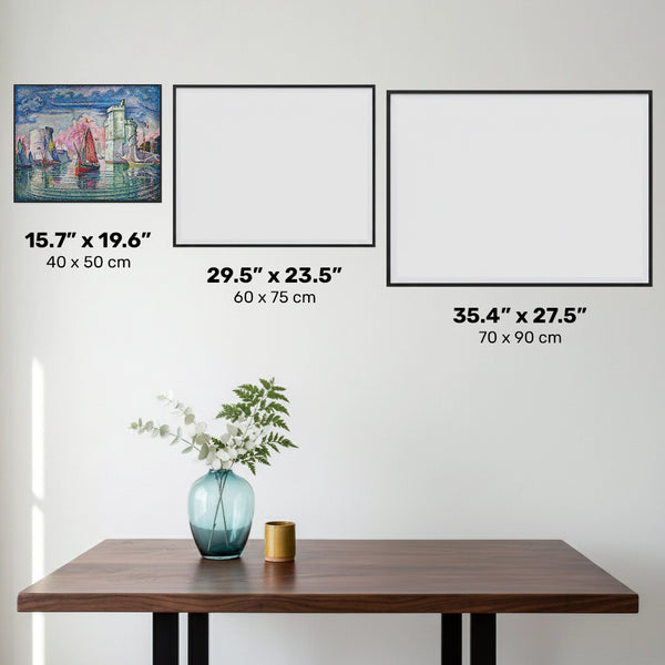 Entrance to the Port of La Rochelle - Diamond Painting - Standard Size