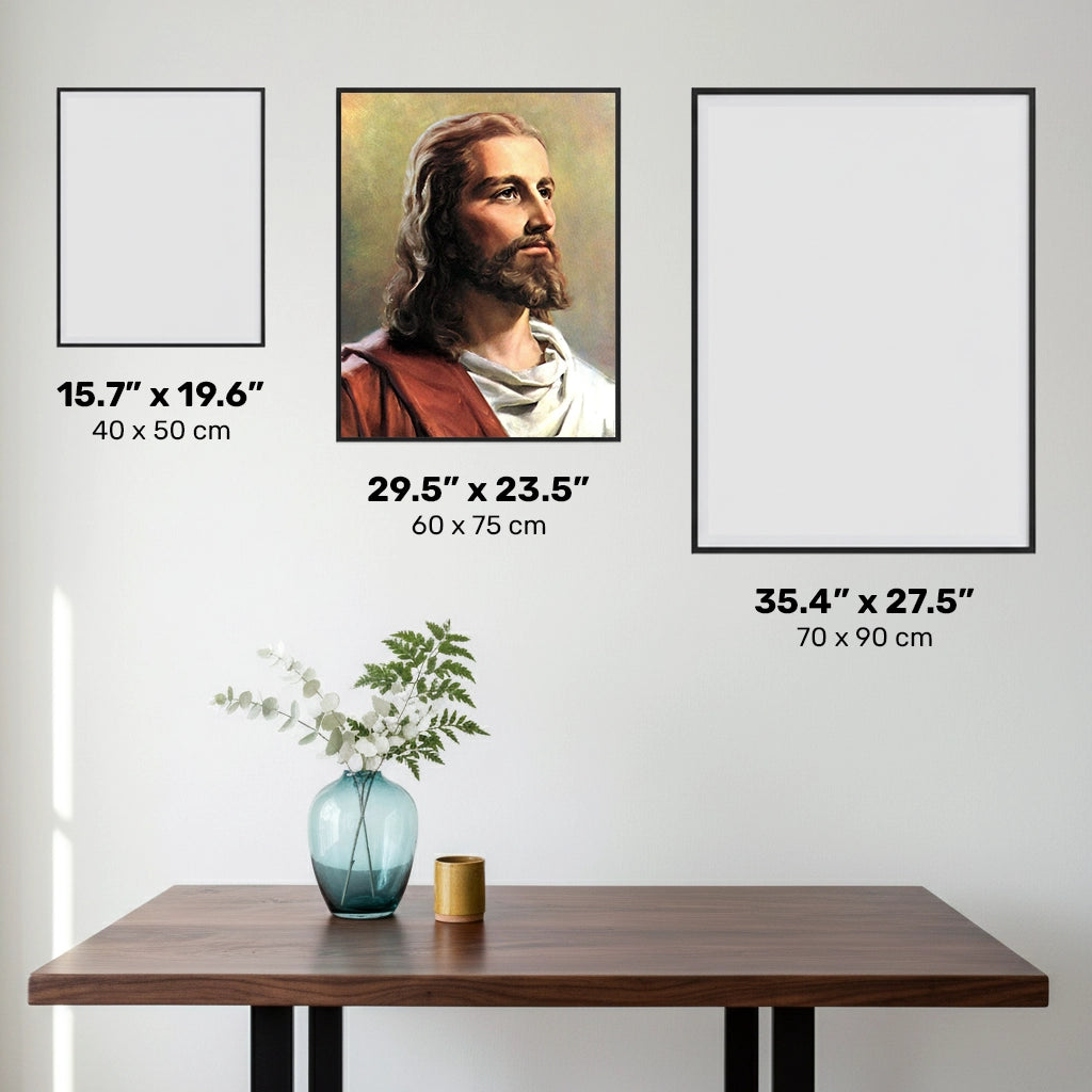 Jesusporträtt - Diamantmålning - Stor