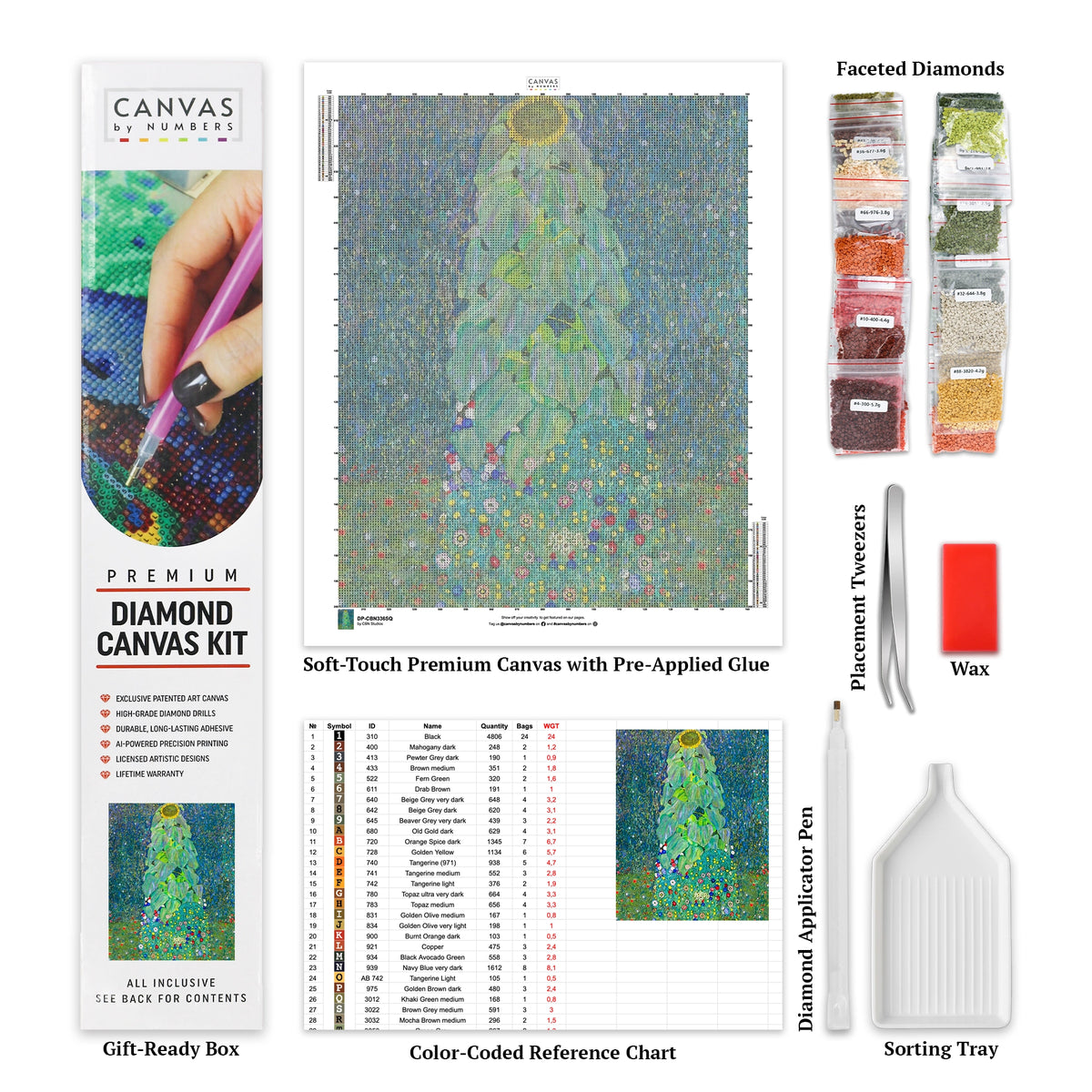 Girasole - Pittura Diamante - Extra-Large