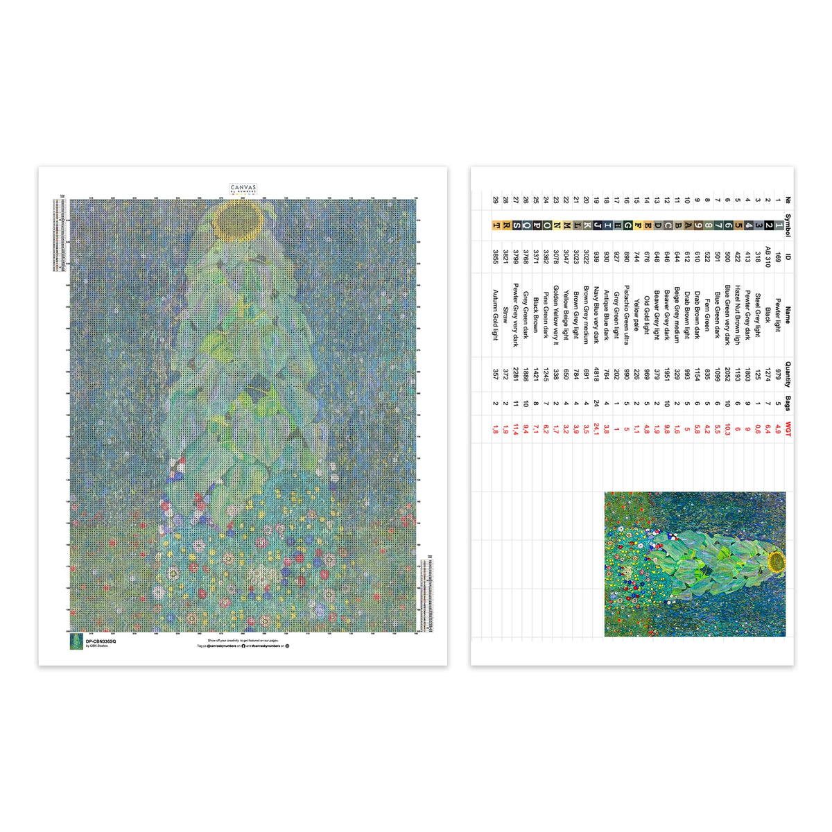 Girasole - Pittura Diamante - Extra-Large