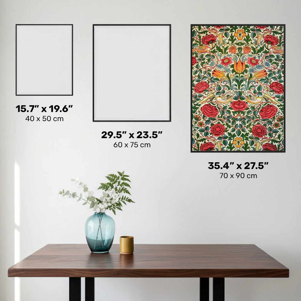 Ros - Diamantmålning - X-Large