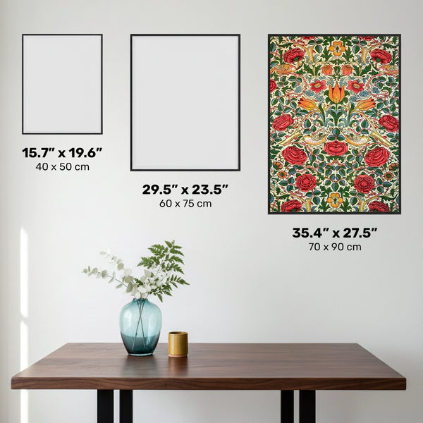 Ros - Diamantmålning - X-Large