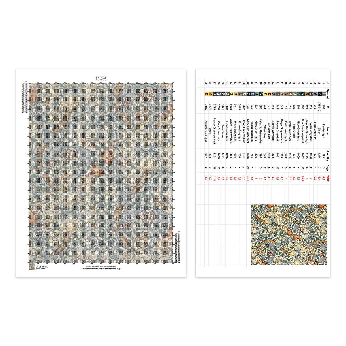 Golden Lily - Diamond Painting - Grande