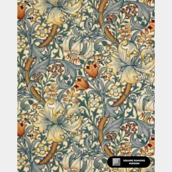 Golden Lily - Diamond Painting - Grande