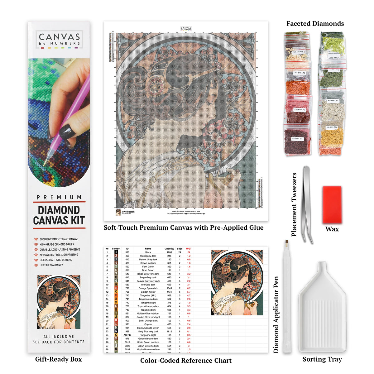 Primrose - Diamond Painting - Stor