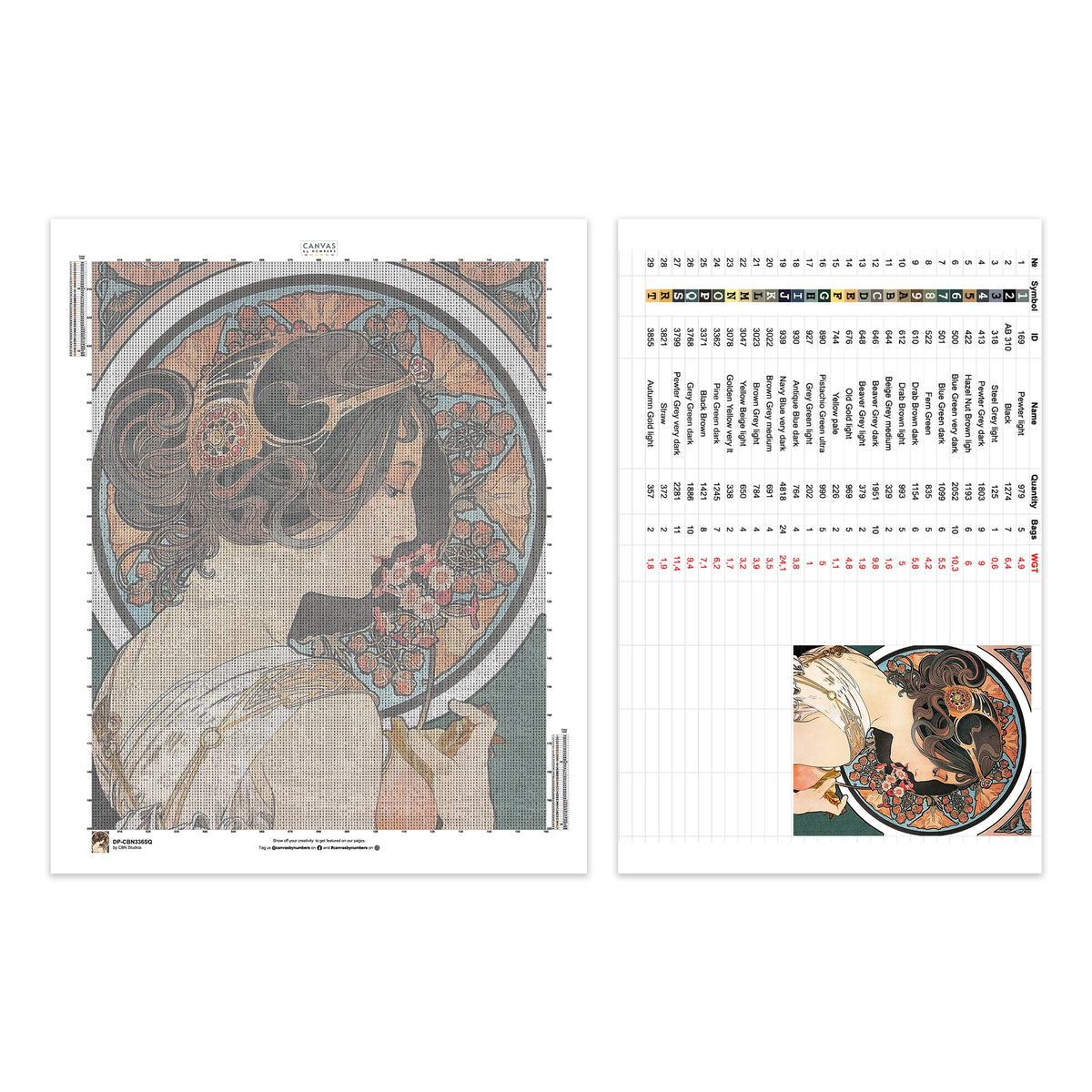 Primrose - Diamond Painting - Stor