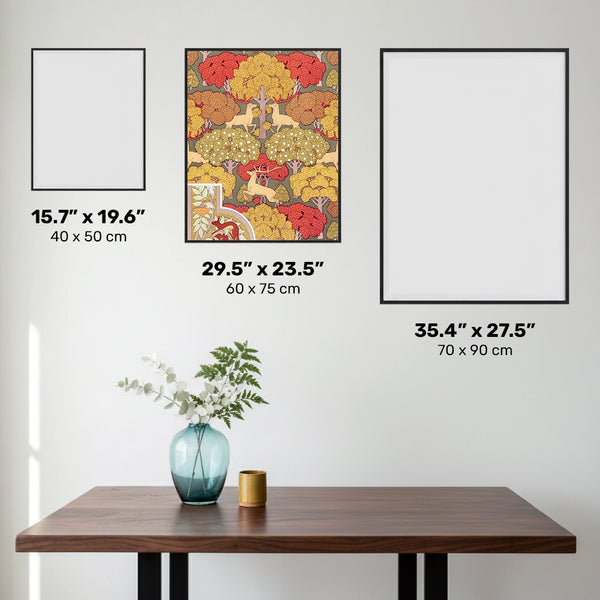 Hjort i skogen Diamantmålning - Stor