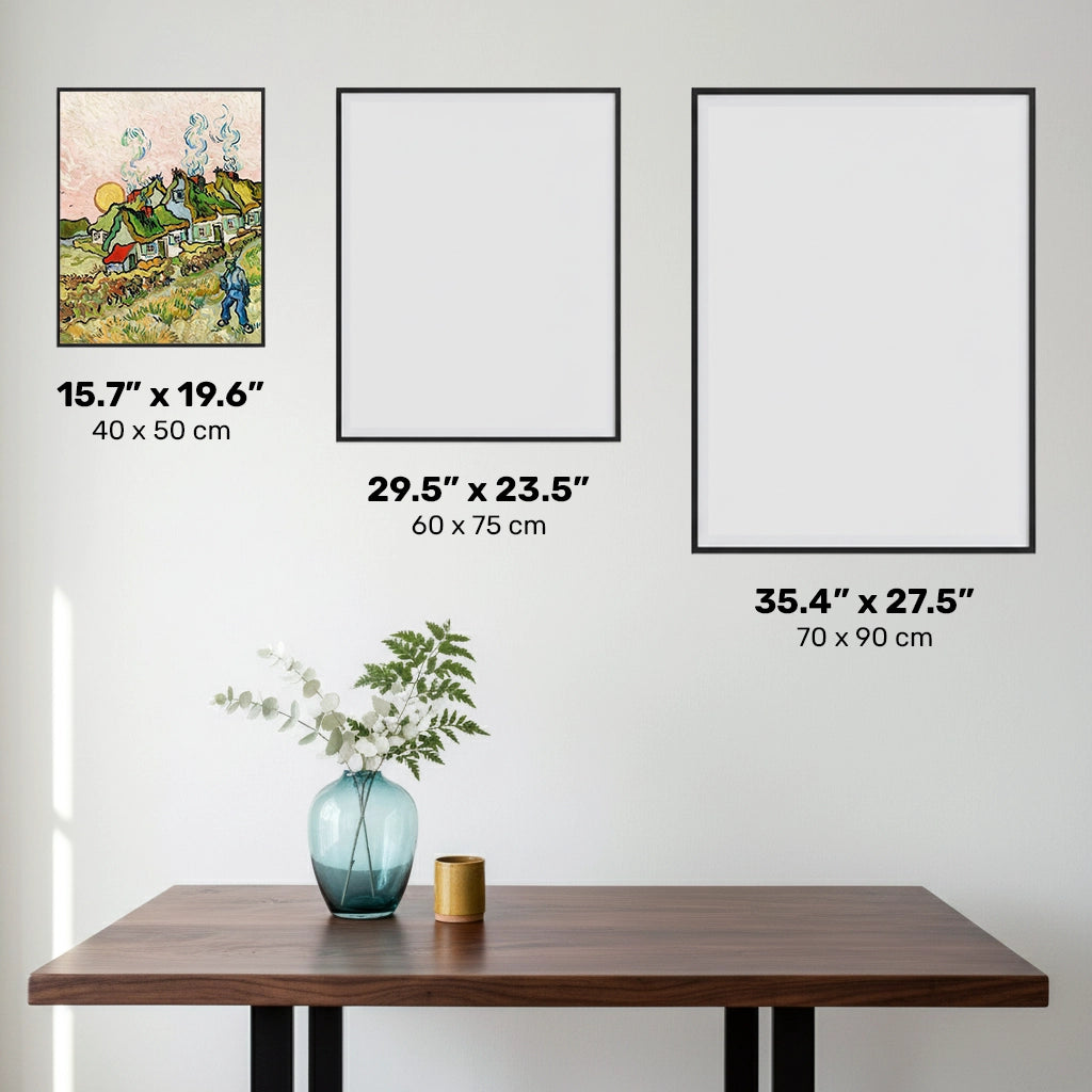 Houses and Figure - Diamond Painting - Standard Size