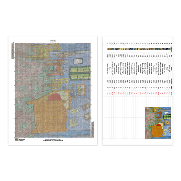 La Chambre à Arles - Peinture au Diamant - Taille Standard