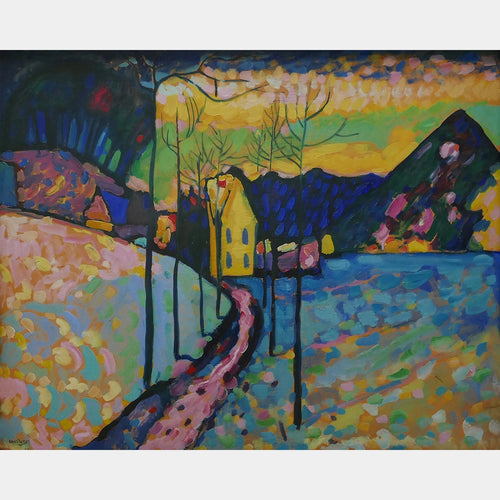 Häuser in Murnau - Diamond Painting - Standardgröße