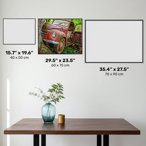 Verlaten vrachtwagen - Diamond Painting Kit