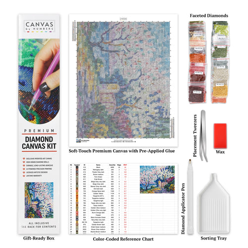 Flowering Trees - Diamond Painting - Standard Size