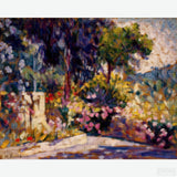 The Flowered Terrace - Diamond Painting-Bring Cross’s 