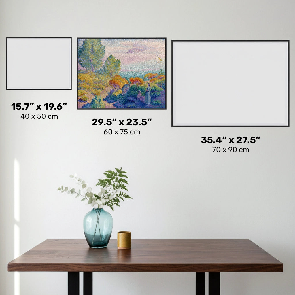 Två kvinnor vid stranden - Diamantmålning - Stor