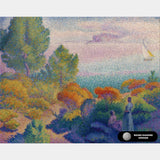 Two Women Shore, Mediterranean (1896) | Free Photo Illustration