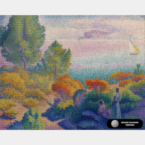 Two Women By the Shore - Diamond Painting - Large