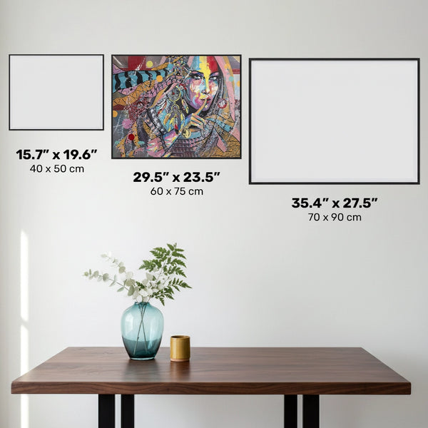 Native American Woman - Diamond Painting - Large