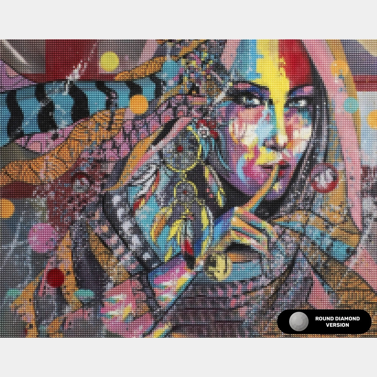 Native American Woman - Diamond Painting - Large