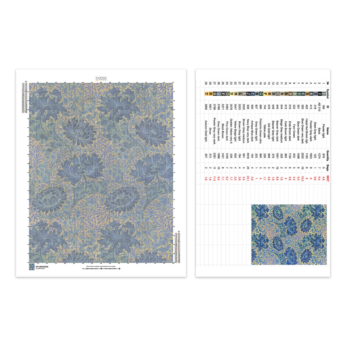 Crisantemo - Pittura diamante