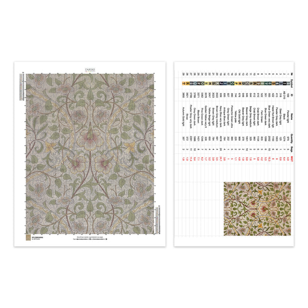 Påsklilja - Diamantmålning - Stor