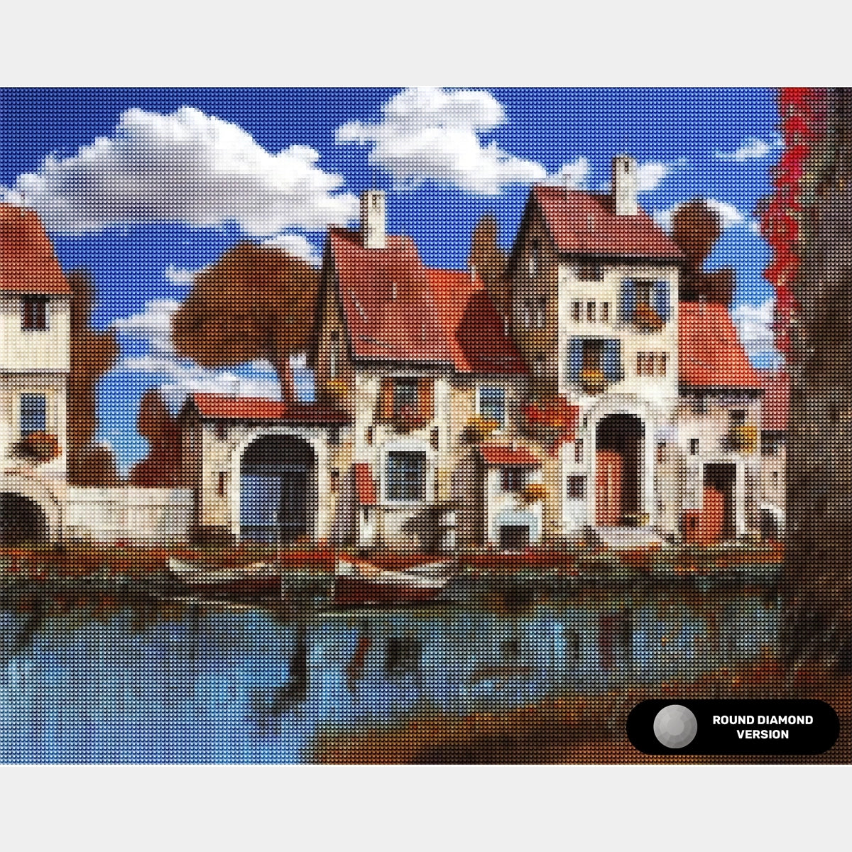La Cascina sul Lago - Diamond Painting - Large