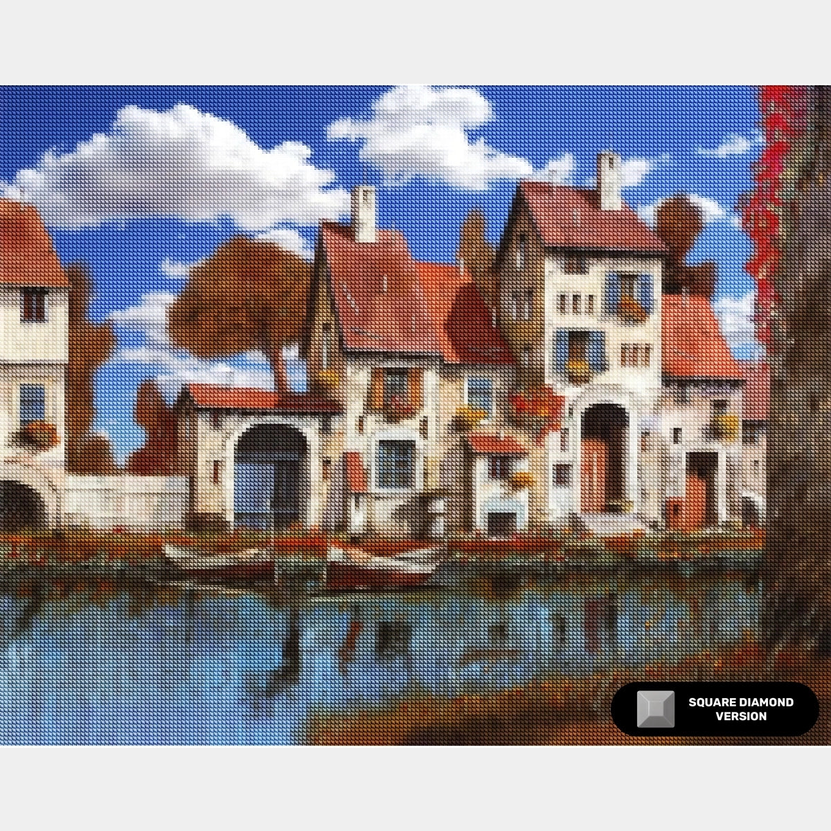 La Cascina sul Lago - Diamond Painting - Large