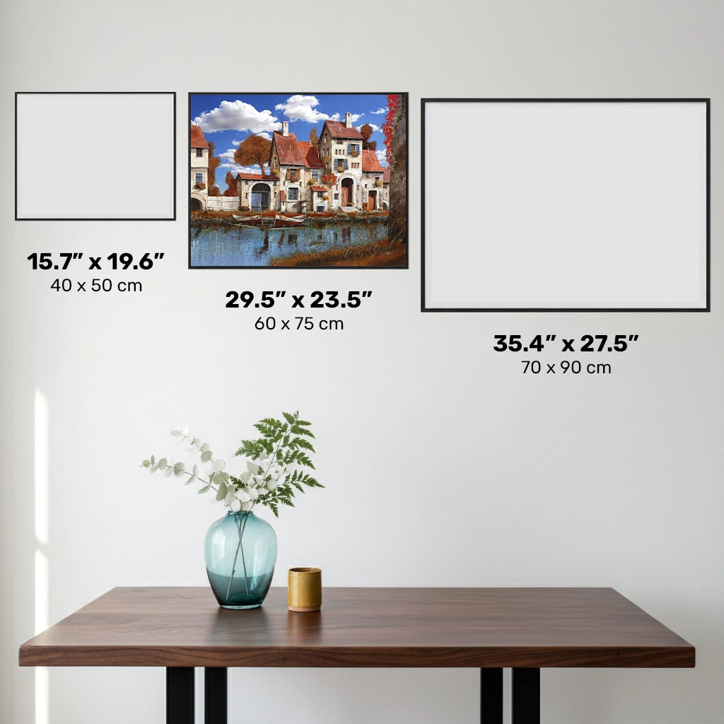 La Cascina sul Lago - Diamond Painting - Large