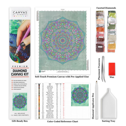 Aceptación - Kit de pintura de diamantes