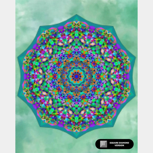 Aceptación - Kit de pintura de diamantes