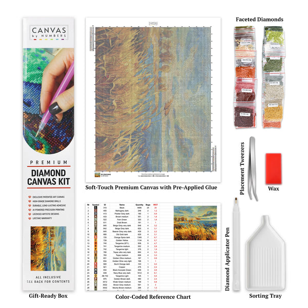 Golden Fields - Diamond Painting - Standard Size