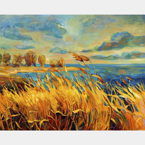 Golden Fields - Diamantmålning - Standardstorlek