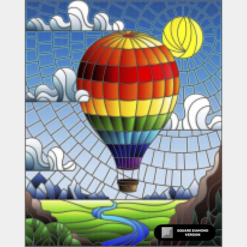 Balloon Flight - Diamond Painting