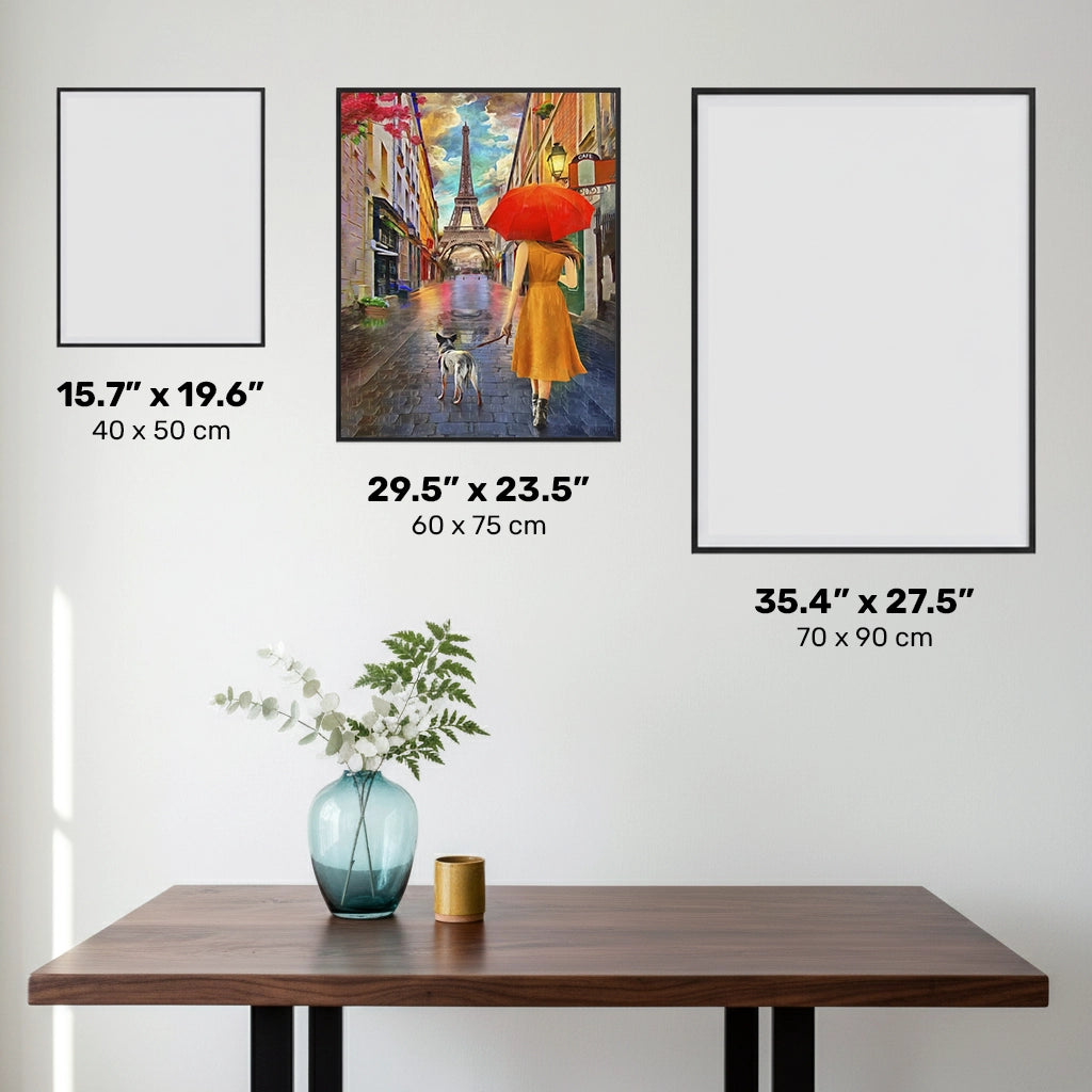 Strade di Parigi - Diamond Painting - Grande