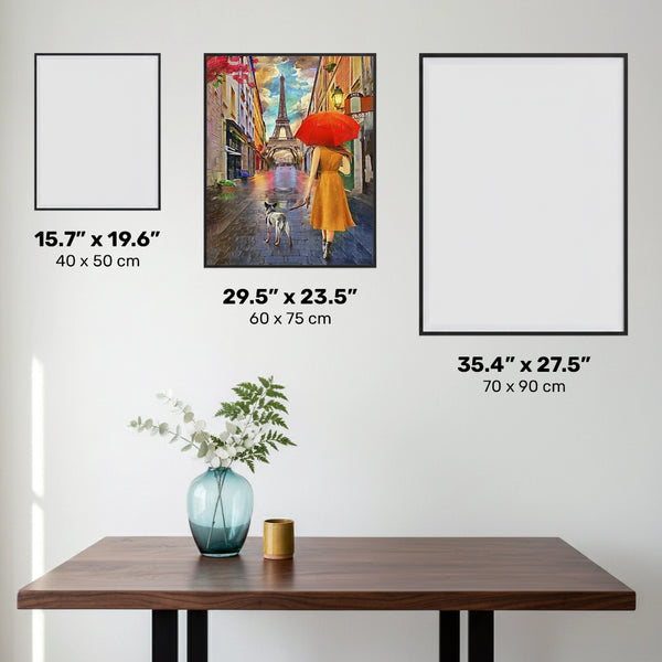 Strade di Parigi - Diamond Painting - Grande