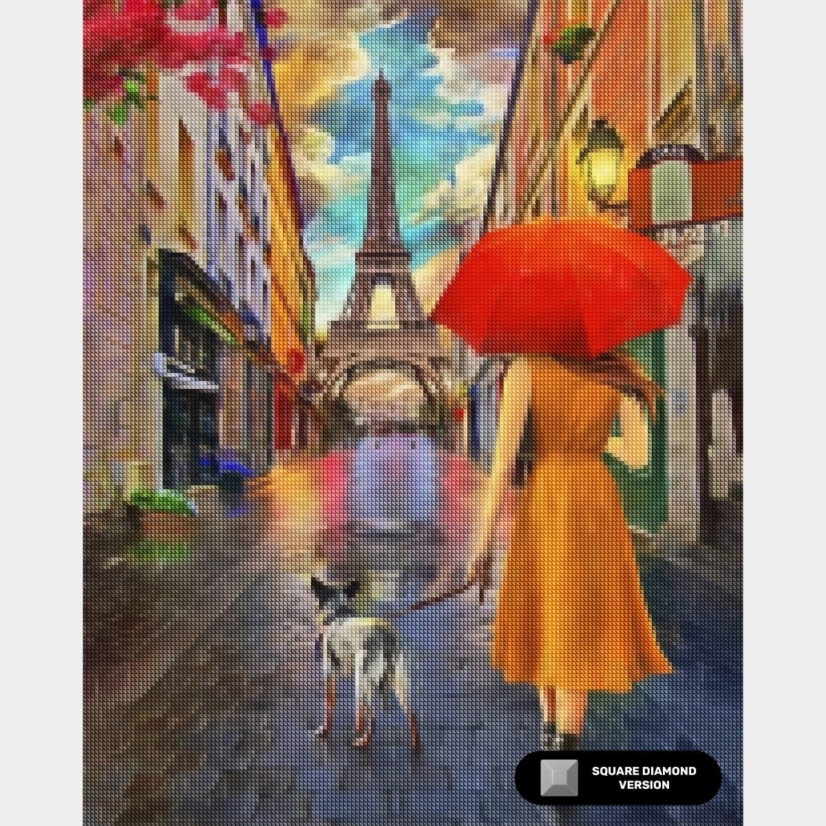 Strade di Parigi - Diamond Painting - Grande