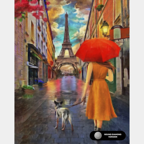 Streets of Paris - Diamond Painting - Large